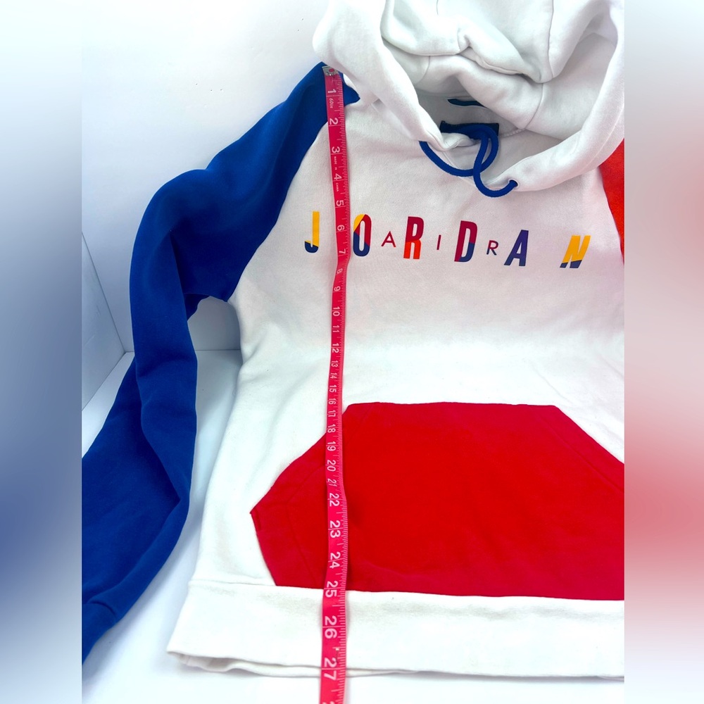 NIKE JORDAN AIR RIVALS MULTI COLOR PULLOVER/HOODIE,MENS (S), 80% COTTON 20% POLY - Picture 6 of 11